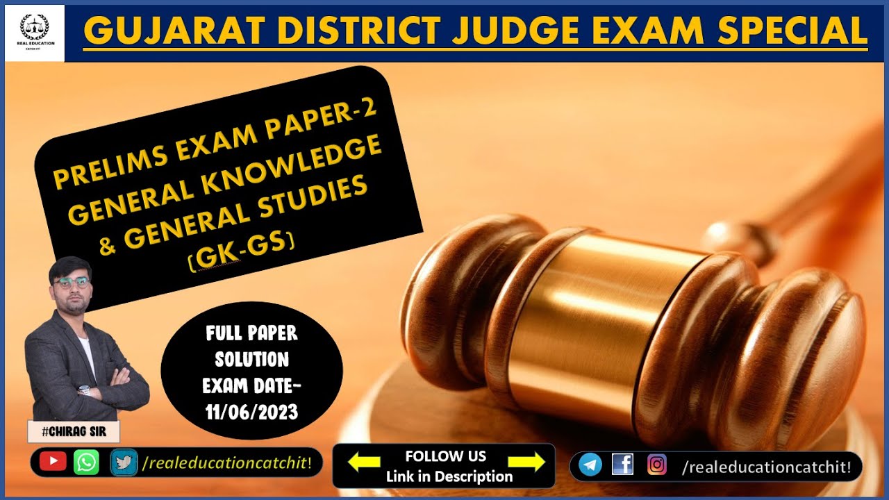 District Judge Preliminary Exam 2023 | Paper Solution | Date-11-06-23 | With Explanation | Paper-2