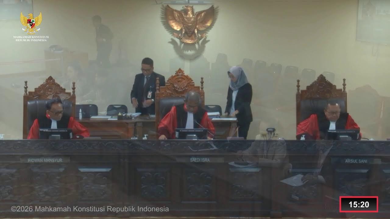 Sidang Perkara Nomor 280, 282/PUU-XXIII/2025. Selasa, 27 Januari 2026.