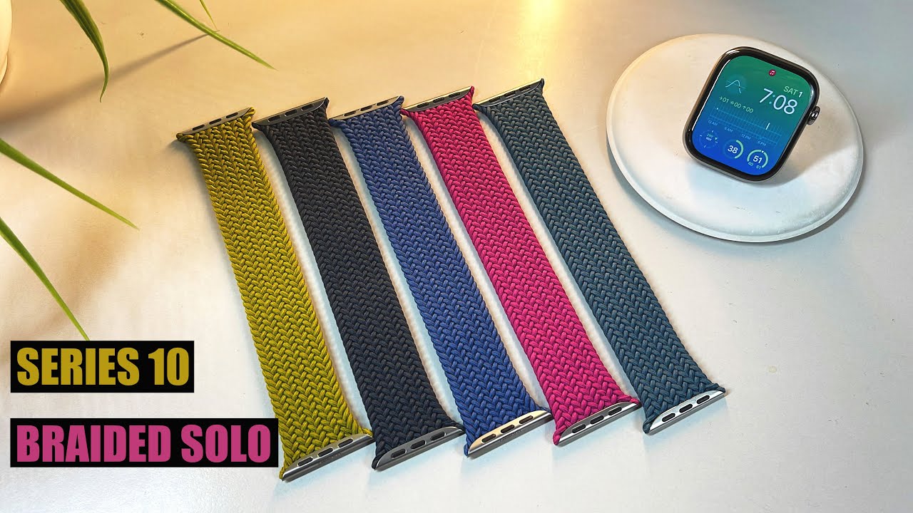 2024/2025 Braided Solo Bands for Apple Watch Series 10, Ultra 2, SE 2 (ALL COLORS) Review, Hands-On