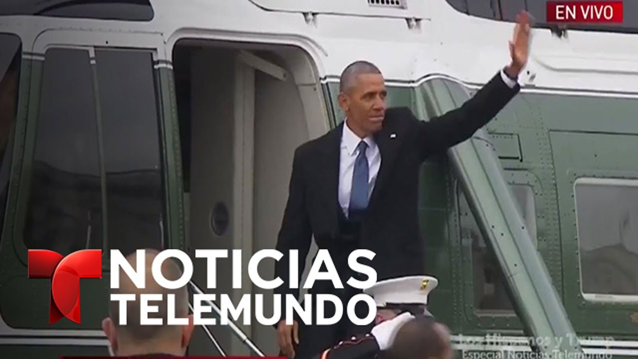La familia Obama se despide de la Casa Blanca | Noticiero | Noticias Telemundo