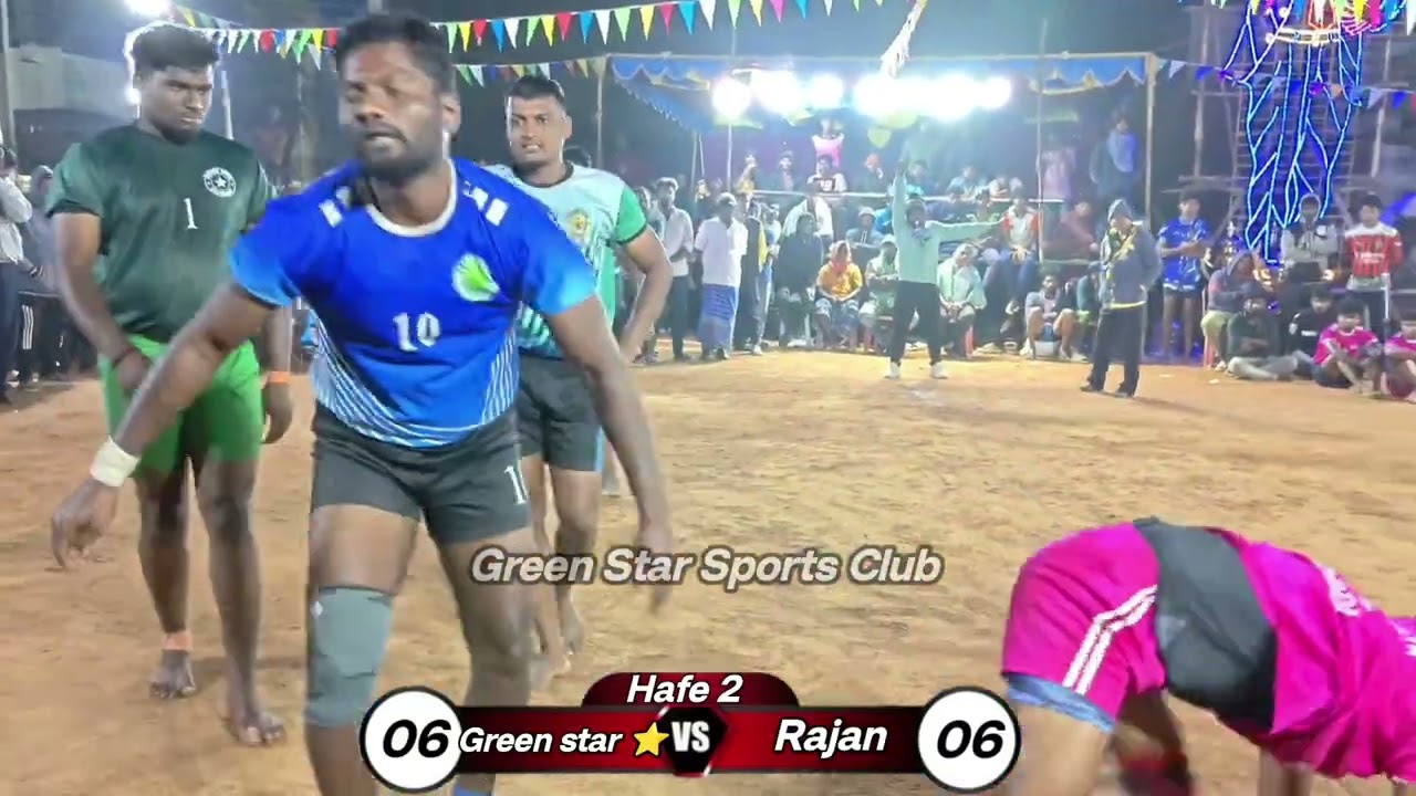 கிரீன் ஸ்டார்  ( ஈபி காலனி ) VS ராஜன் ( பேர்ணாம்பட்டு ) [ இறுதி போட்டி ] இடம்  குடியாத்தம்...💥⚡