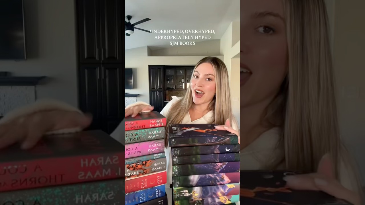 Ranking SJM books by underhyped, overhyped, or appropriately hyped #acotar #sarahjmaas #booktube