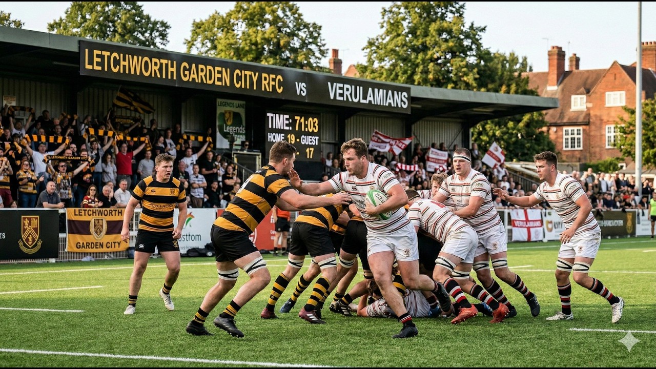 EPIC RUGBY MATCH: Letchworth Garden City RFC vs Verulamians: The Battle for Hertfordshire! 🏉