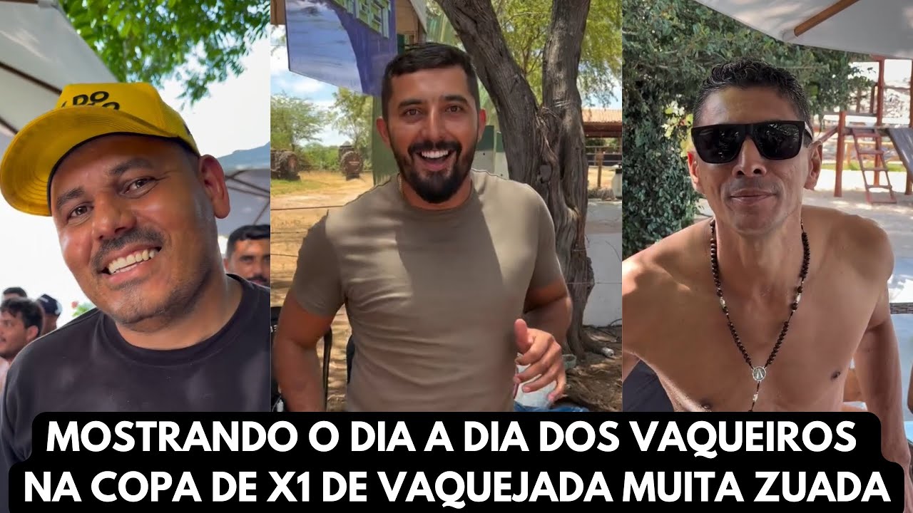 MOSTRANDO O DIA A DIA DOS VAQUEIROS NA COPA DE X1 DE VAQUEJADA CANINDÉ DO SÃO FRANCISCO