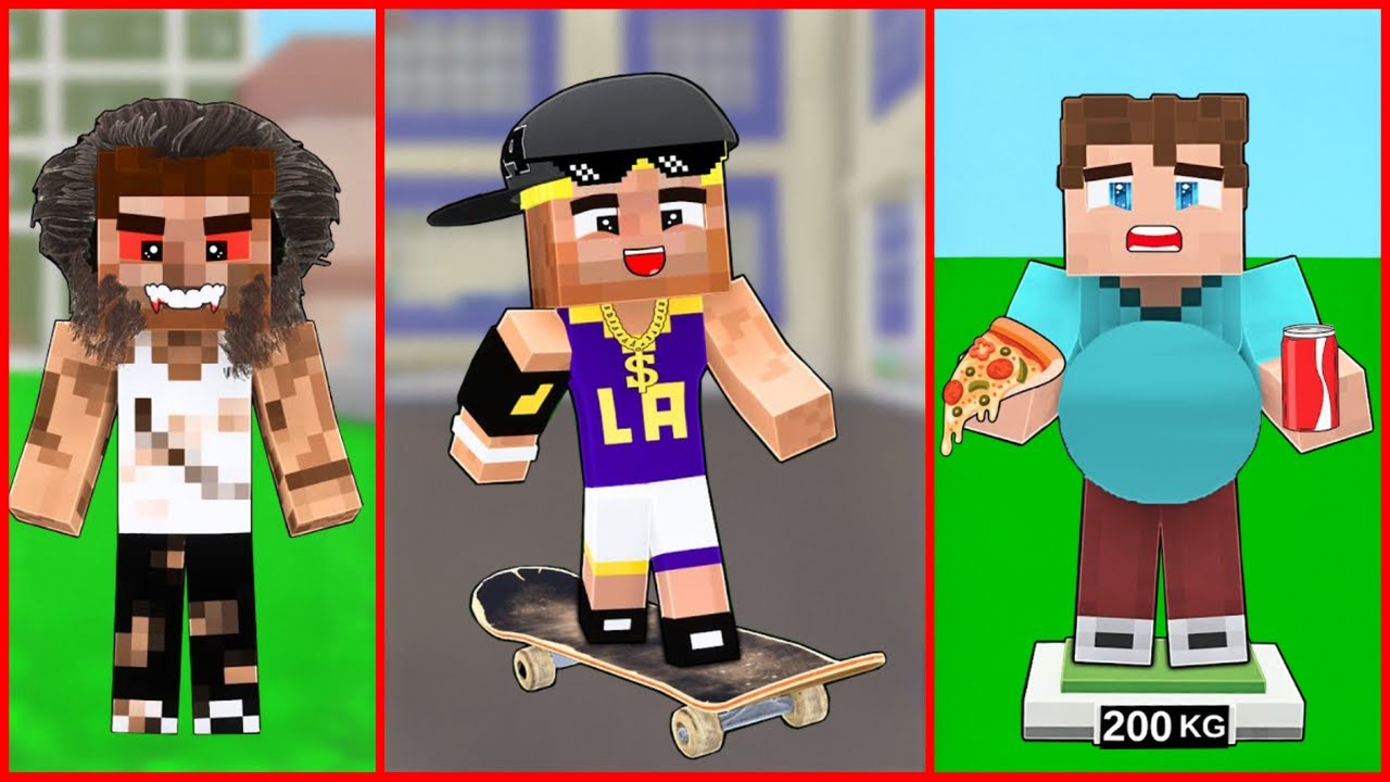 İTMEN ALİ , YAKIŞIKLI EFEKAN VE ŞİŞMAN ALPERENİN 24 SAAT BOYUNCA HAYATI 😂 - Minecraft