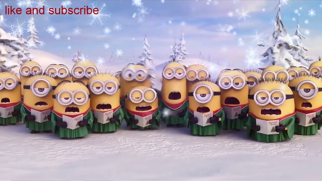 Minions  Santa Claus Christmas funny whatsapp status Video