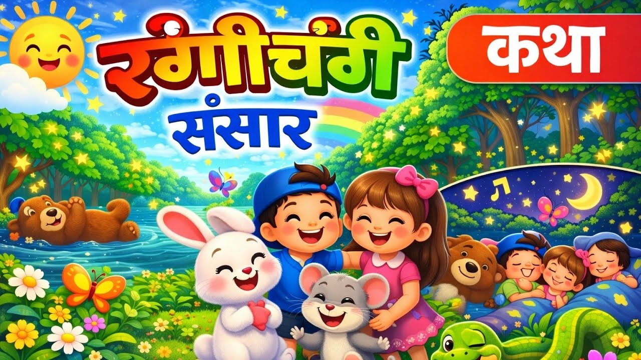 रंगीचंगी संसारको कथा 🌼 | Nepali Children Short Movie