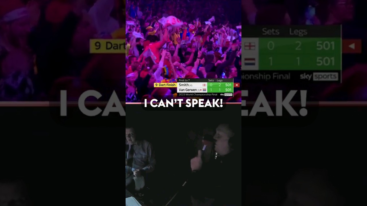 Spine-tingling commentary on the GREATEST leg of darts EVER! 😍