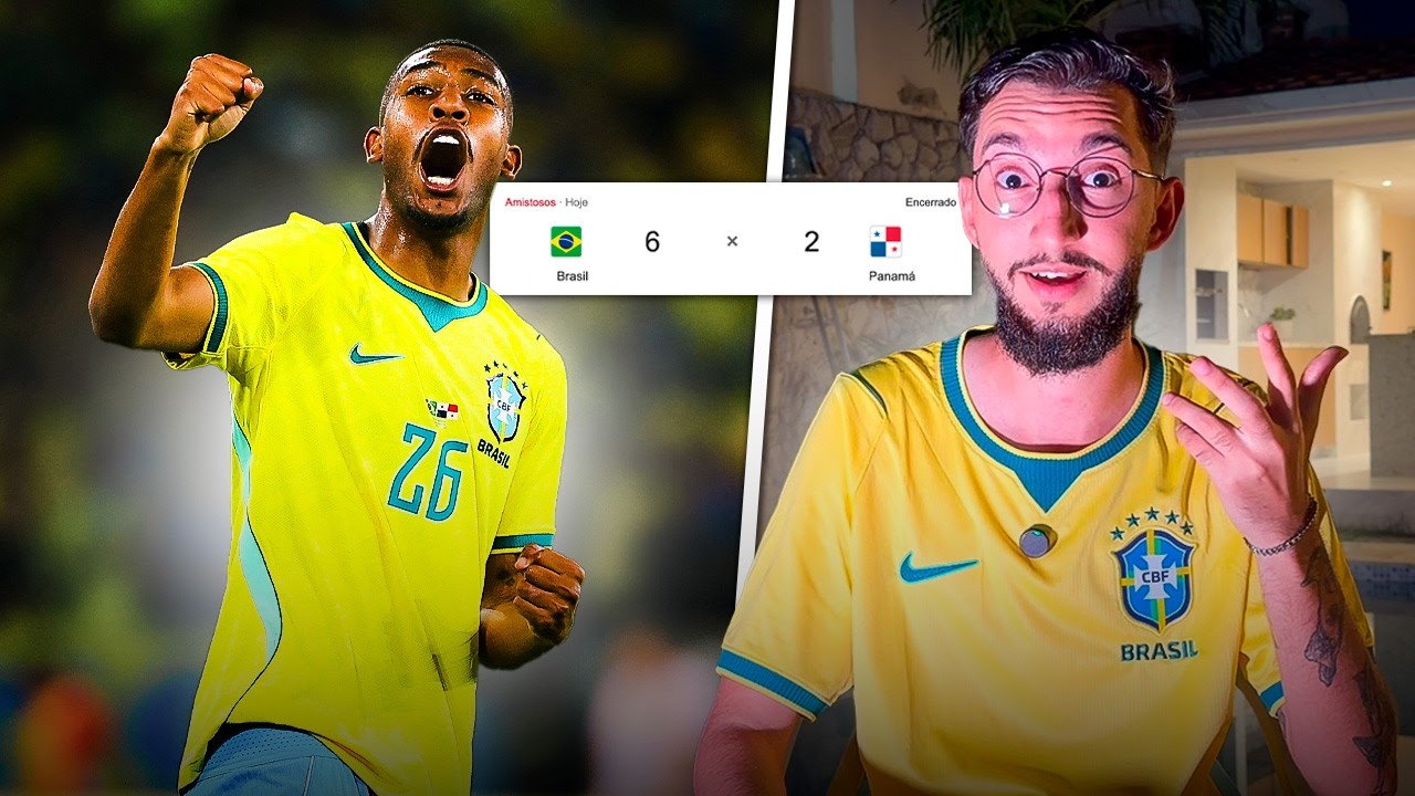 Brasil 6 x 2 Panam&aacute; - BRASIL EST&Aacute; PRONTO PRA COPA DO MUNDO? 🇧🇷🏆