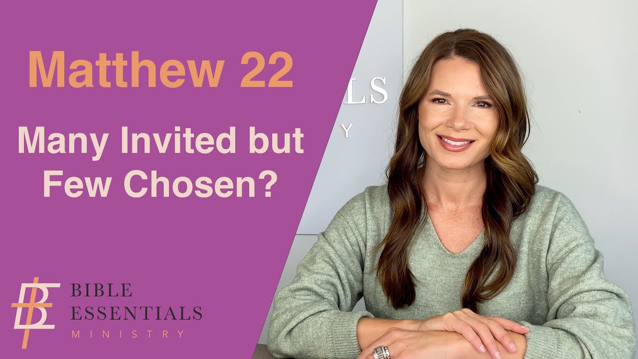 Matthew Ch  22 Many invited but few are chosen....