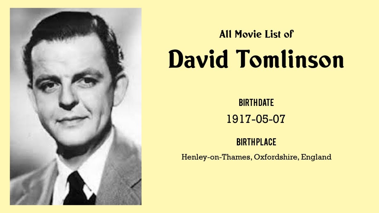 David Tomlinson Movies list David Tomlinson| Filmography of David Tomlinson