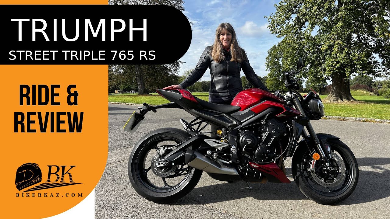 2023 Triumph Street Triple 765 RS review - walk around and riding video