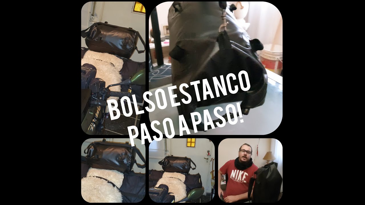 Como hacer un bolso Estanco para Camping, Motos, Lanchas! Paso a Paso, Making my Waterproof dry Bag!