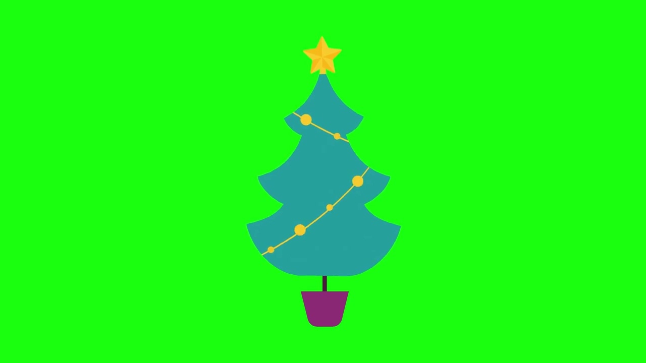 Chrismas tree Green Screen | Green Screen VFX