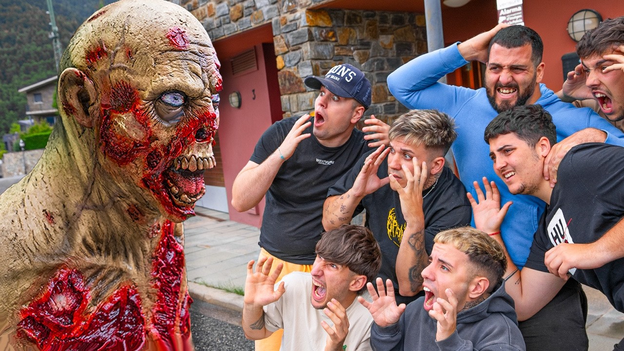 MI EQUIPO REACCIONA POR PRIMERA VEZ A UN ZOMBIE !! Makiman