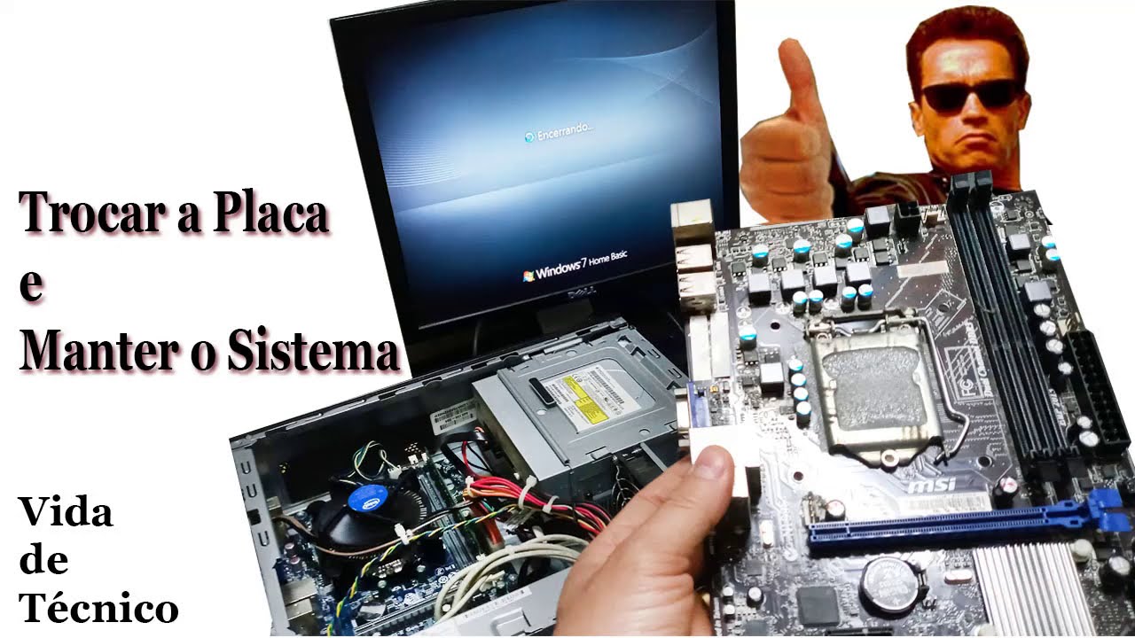 Troquei a Placa mãe e o Windows não inicia (Resolvido)