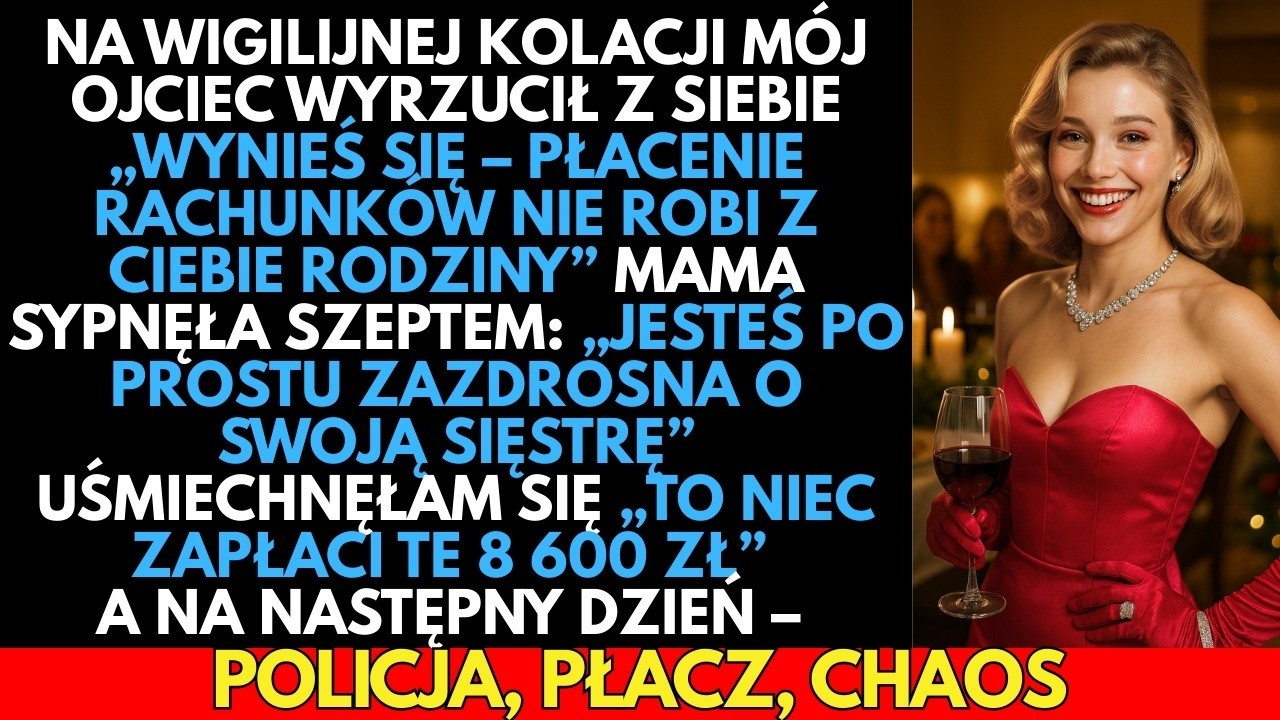 Katastrofa wigilijnej KOLACJI  moi rodzice się mnie wyrzekli… więc ja WYRZEKŁAM się ich