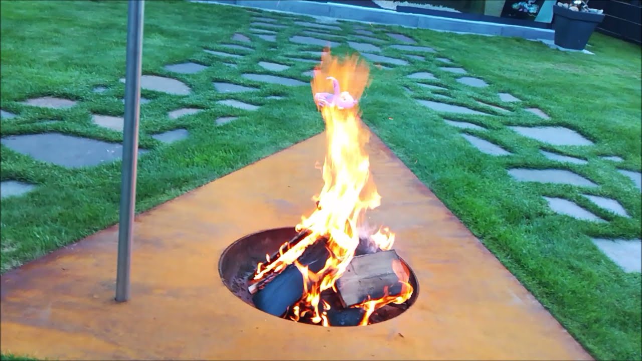 Offenes Feuer | Как обустроить место для костра из остатков метала