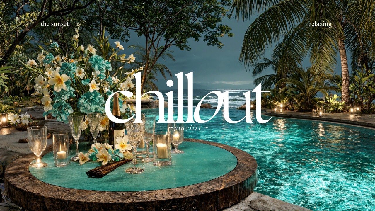 Luxury Chillout Lounge Deluxe Mix 🥂 Moonlight Champagne Evening | Elegant Calm for Stress Relief