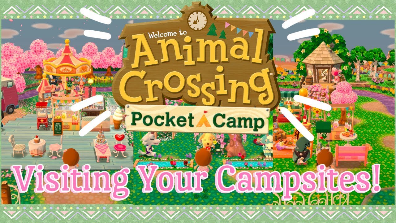 Visiting Your Animal Crossing Campsites! #1 🏕️