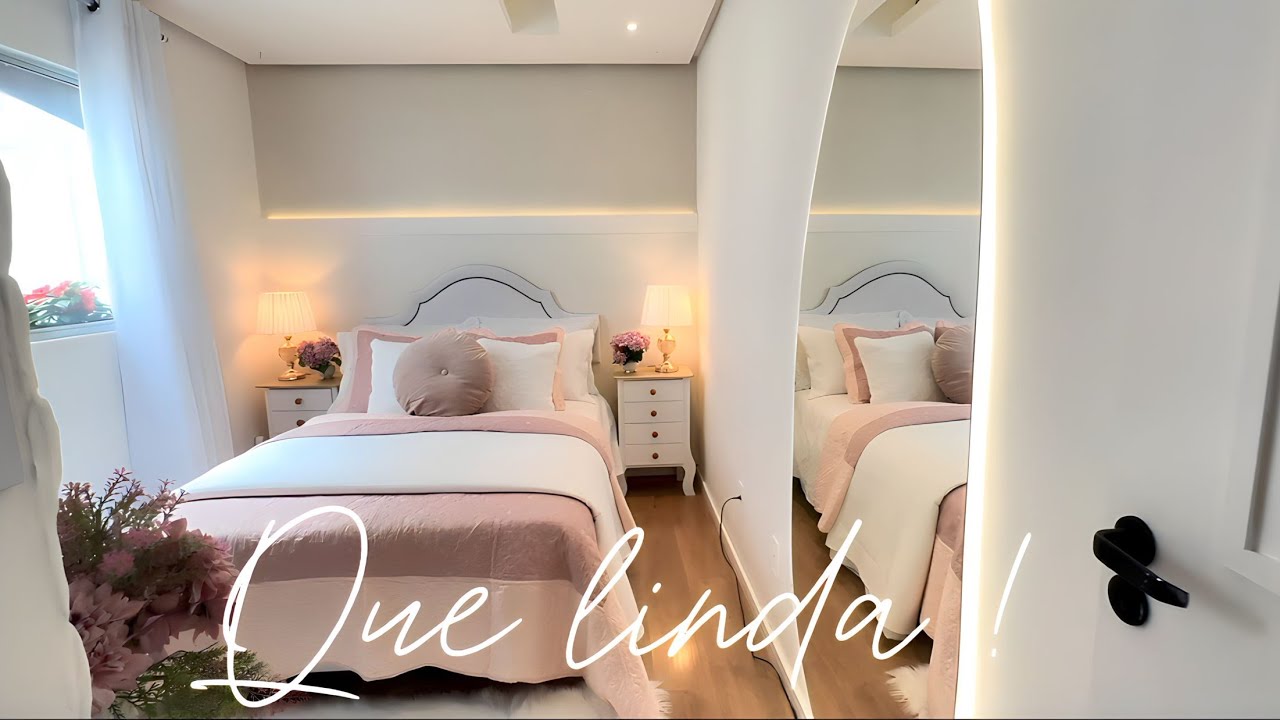 Fazendo aquela cama posta pra decorar meu colchão novo 😍