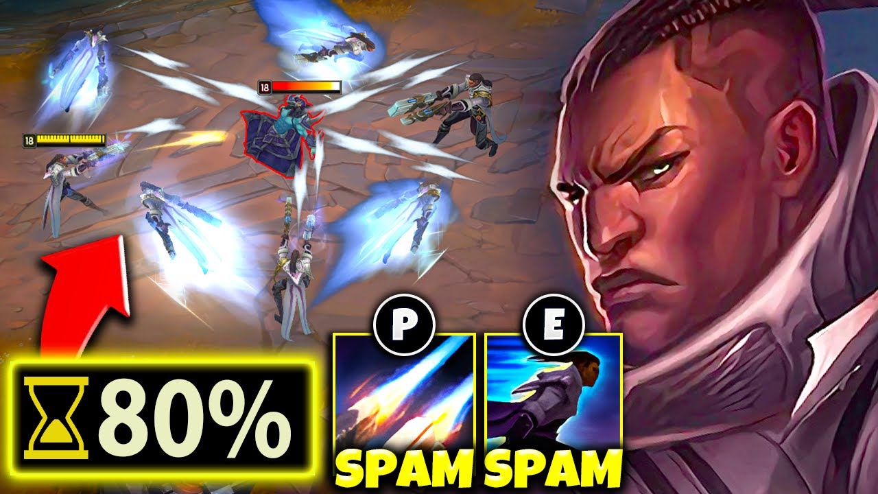 URF LUCIAN HAS INFINITE DASHES AND SPRAYS YOU WITH AUTOS