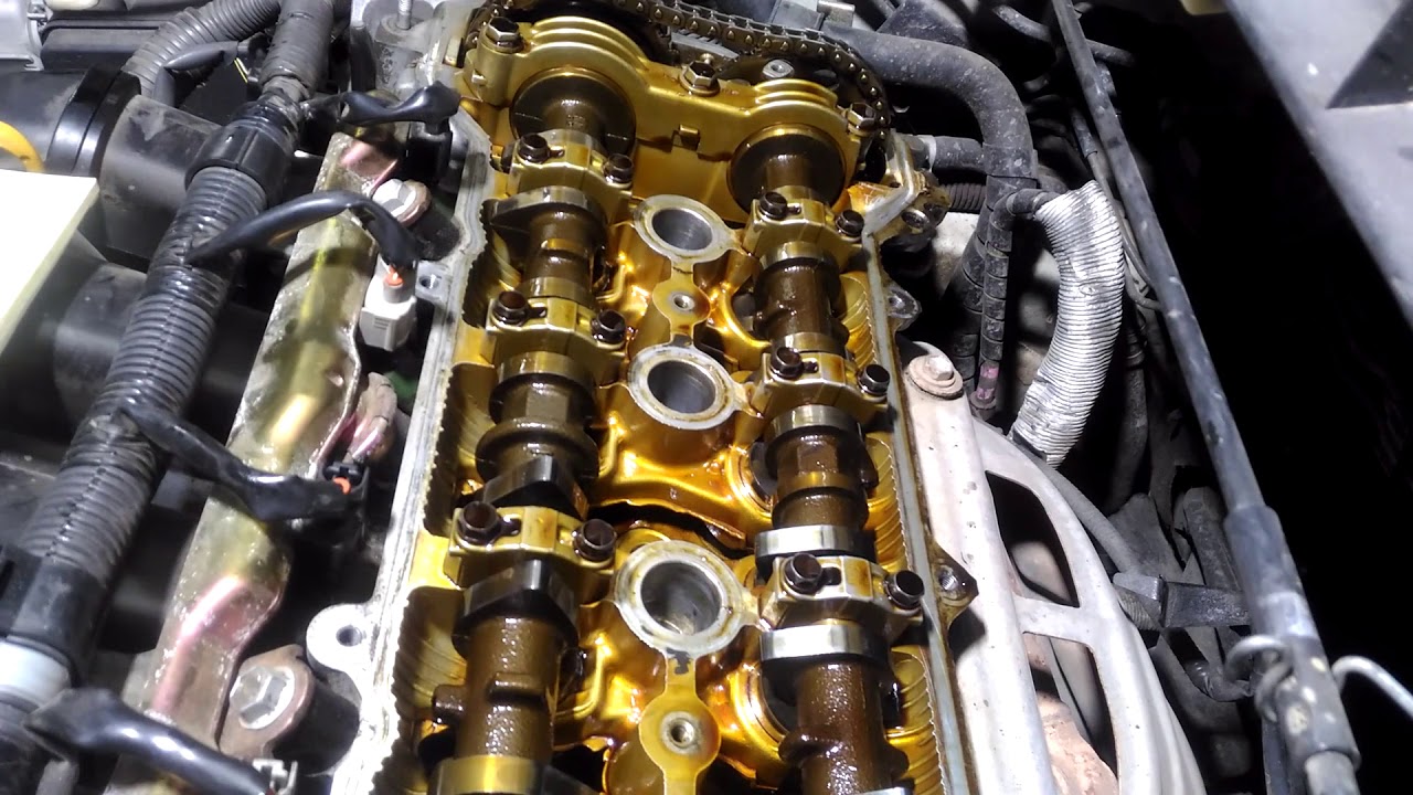 Авторемонт-Регулировка клапанов на двигатели 1zz-fe (Toyota Allion) Часть 1