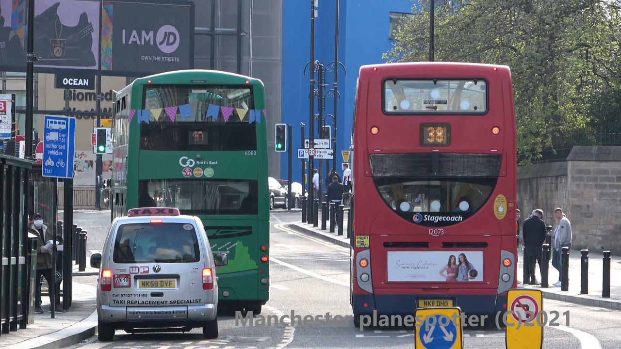 (4K) Bus Spotting In Newcastle On The 24/04/2021
