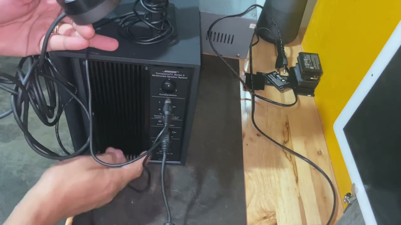 Hướng dẫn gắn loa Bose Companion3 seri 2