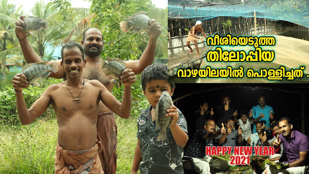 തിലോപ്പിയ വാഴയിലയിൽ പൊള്ളിച്ചത് ഇത്രയും രുചിയോ...Kerala Fish Pollichathu | FISH CATHCING AND COOKING