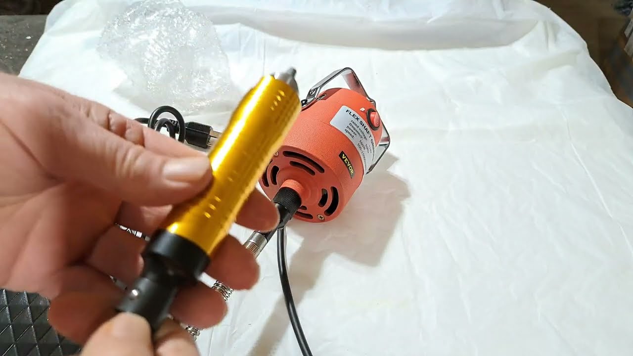 Dremel? Foredom? No! Rotary Tool Unboxing? ABSOLUTELY! VEVOR Flex Shaft Corded Grinder 1/4 in 3-Jaw