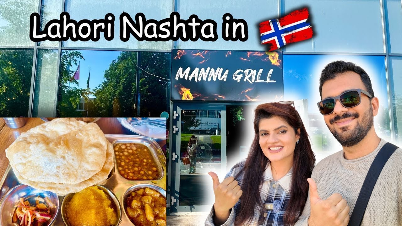 Lahori Breakfast Vlog | Halwa Poori khai | Life in Norway Vlog