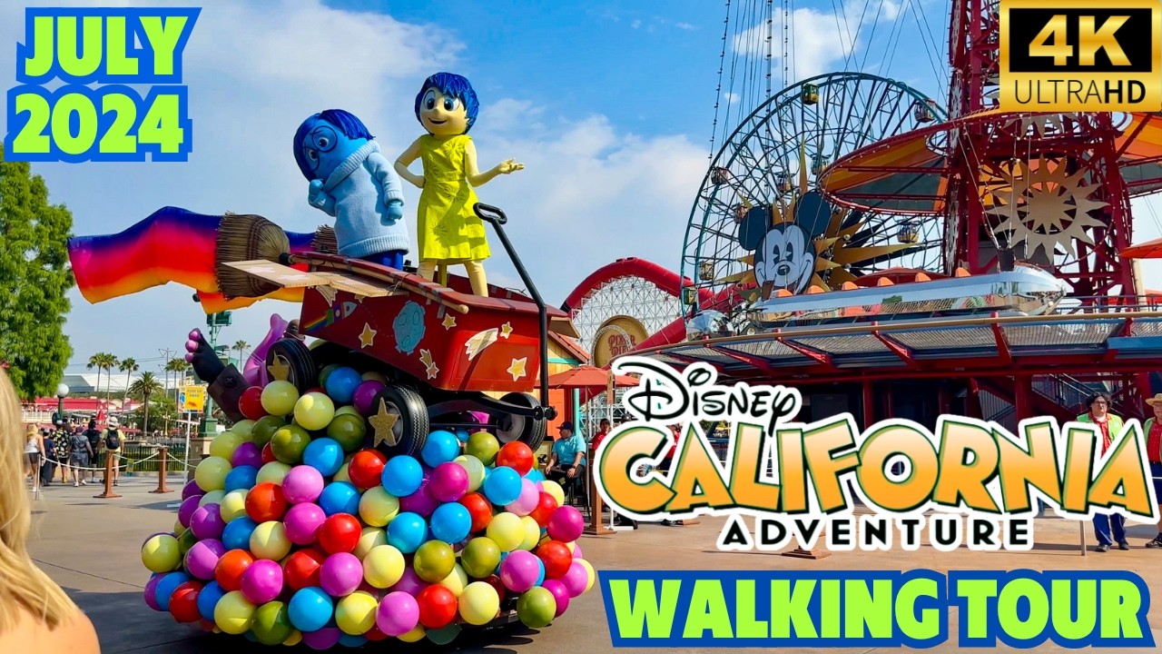 Disney California Adventure Walking Tour- An Afternoon Walkthrough of DCA! [4K]