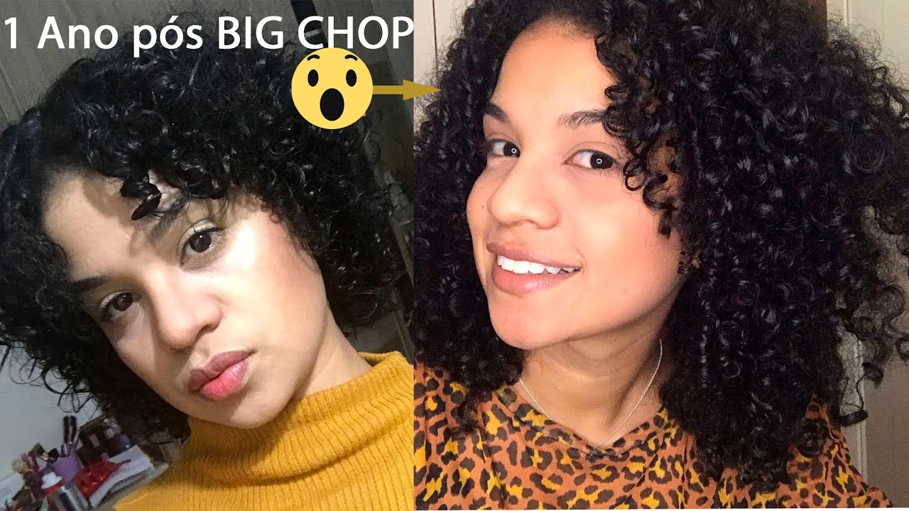 1 ano pós BIG CHOP (Grande corte). Do baque à aceitação, minha evolução. #BC #cabelocacheado Um ano!