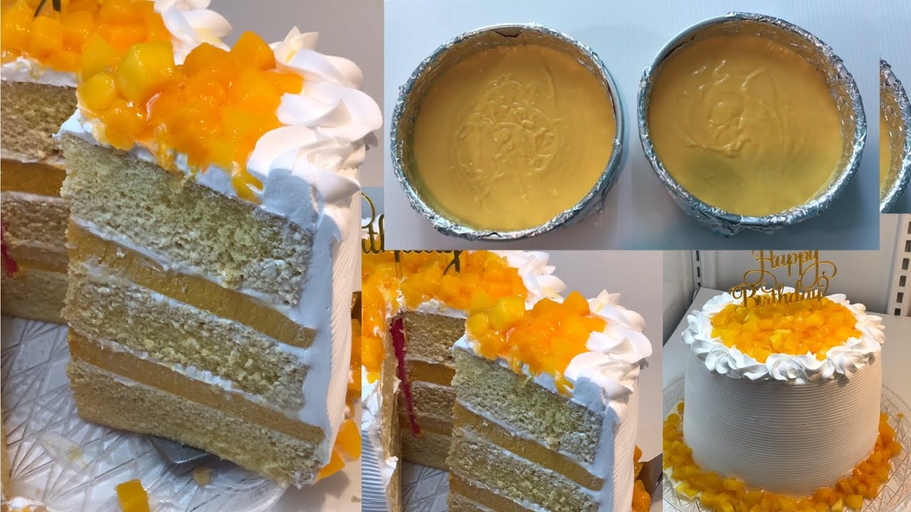 MOUSSE  de MANGO  PARA RELLENO  de pastel tres leches. o para pasteles húmedos  TIPO GOURMET