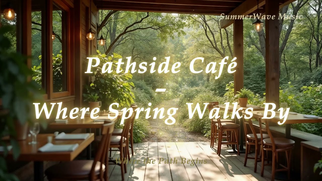 봄 카페음악 2시간 [Playlist – Spring Café Series] 🌿 산책길 옆 카페ㅣ Pathside Café – Where Spring Walks By