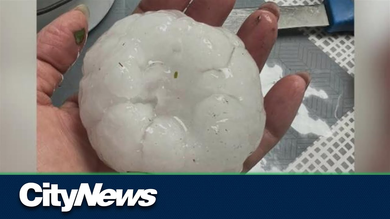 Grapefruit-sized hail recorded in parts of Manitoba during storms