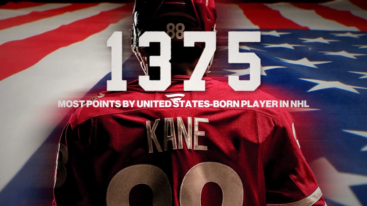 Patrick Kane Most Points by a United States-Born Player in NHL