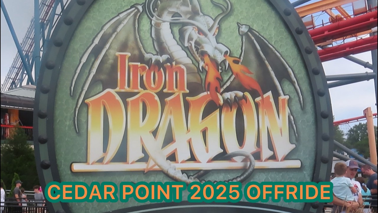 Iron Dragon Cedar Point 2025 Offride (No Copyright)