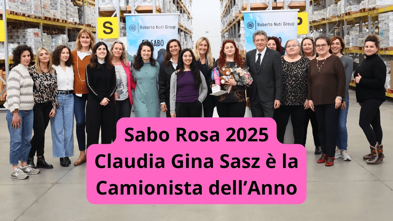 Sabo Rosa 2025, Claudia Gina Sasz è la Camionista dell'Anno 2025
