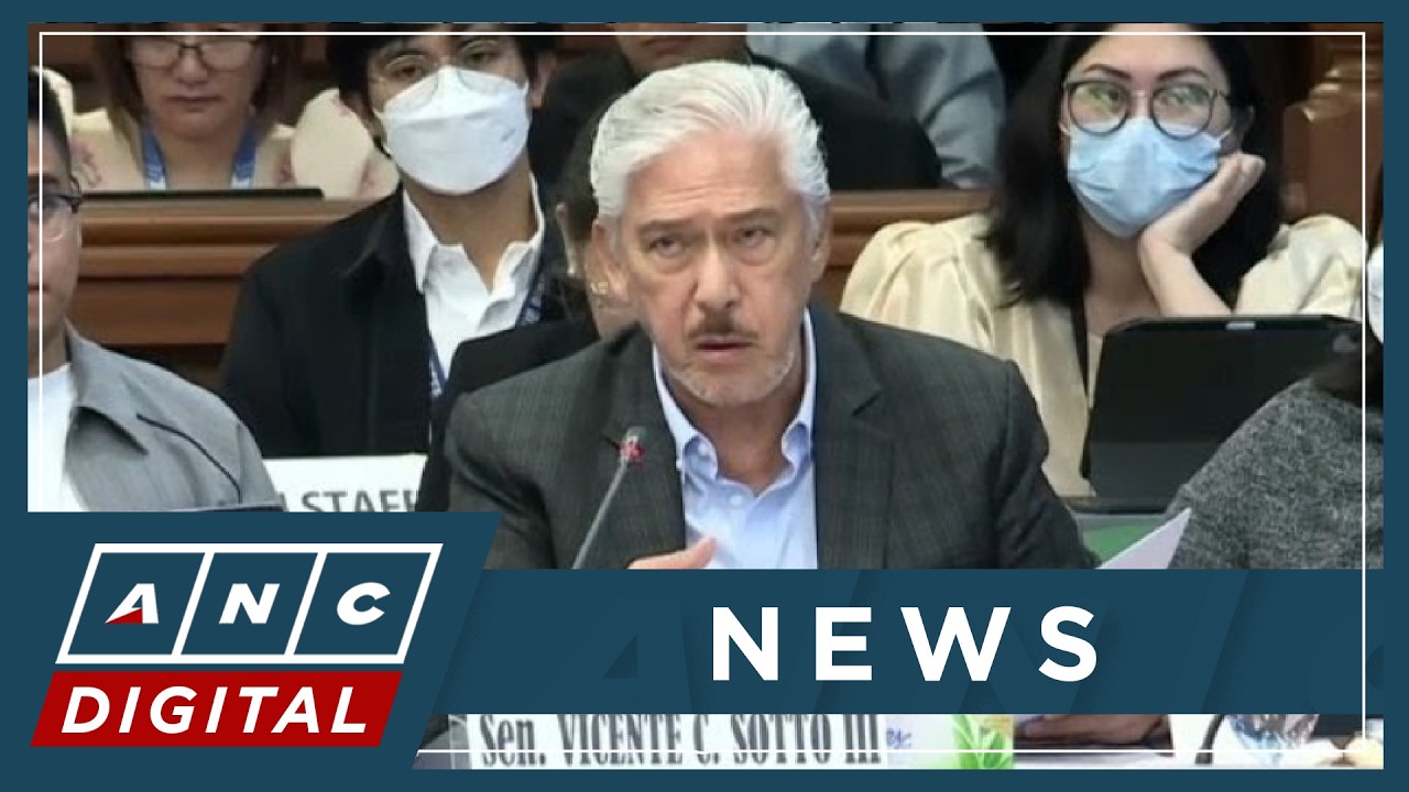 'Concocted, merong gumawa': Sotto on joint affidavit of 18 ex-bodyguards | ANC