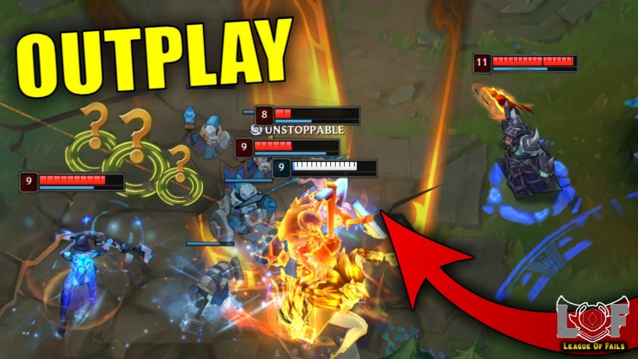 Outplays or 200 IQ and LoL Moments 2020 in League of Legends
