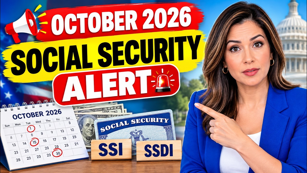 Важное уведомление о выплатах Social Security в октябре 2026 года: даты и размеры пособий SSI и S...