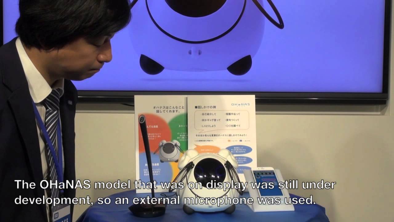 OHaNAS: talking robot by Tomy and NTT docomo