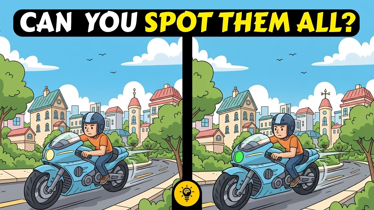 Spot the Difference Challenge: Can You Find Them All👀
