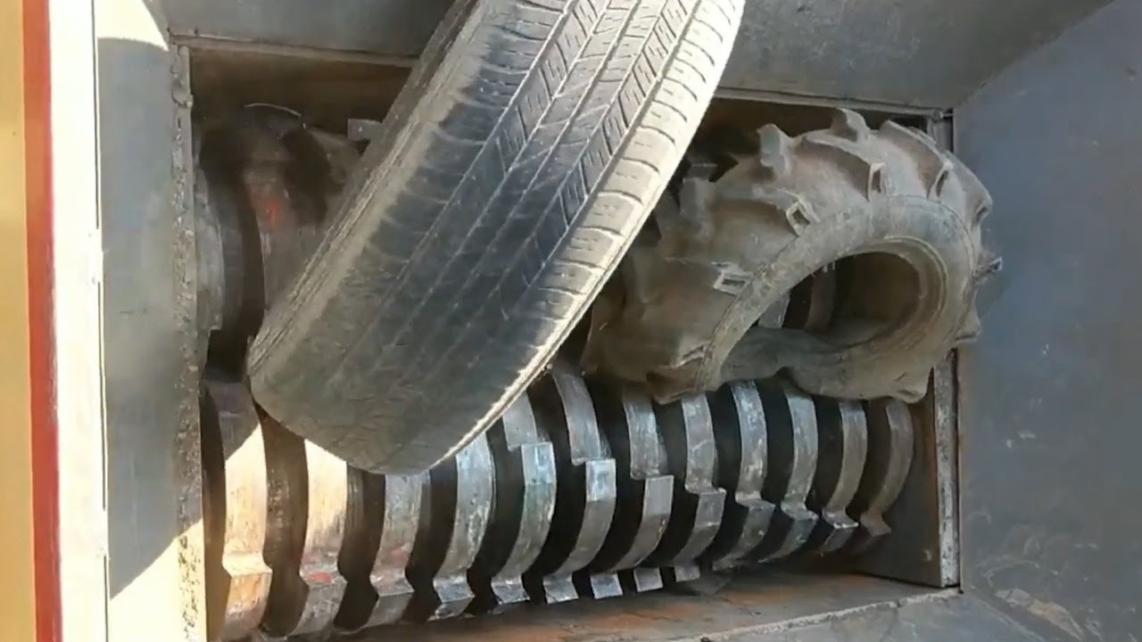 These shredders can destroy all car tires easily | Incredible.