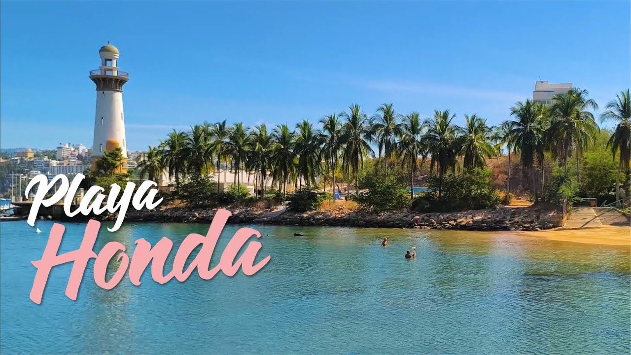 PLAYA HONDA: Tienes que conocer LA PLAYITA MÁS PEQUEÑA de Acapulco