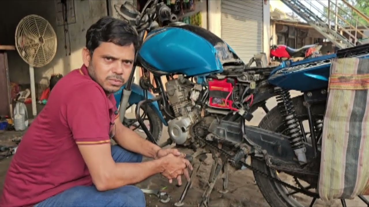Yamaha saluto Rx bike per selfe start agar Kam na kare a video ko jarur dekhye