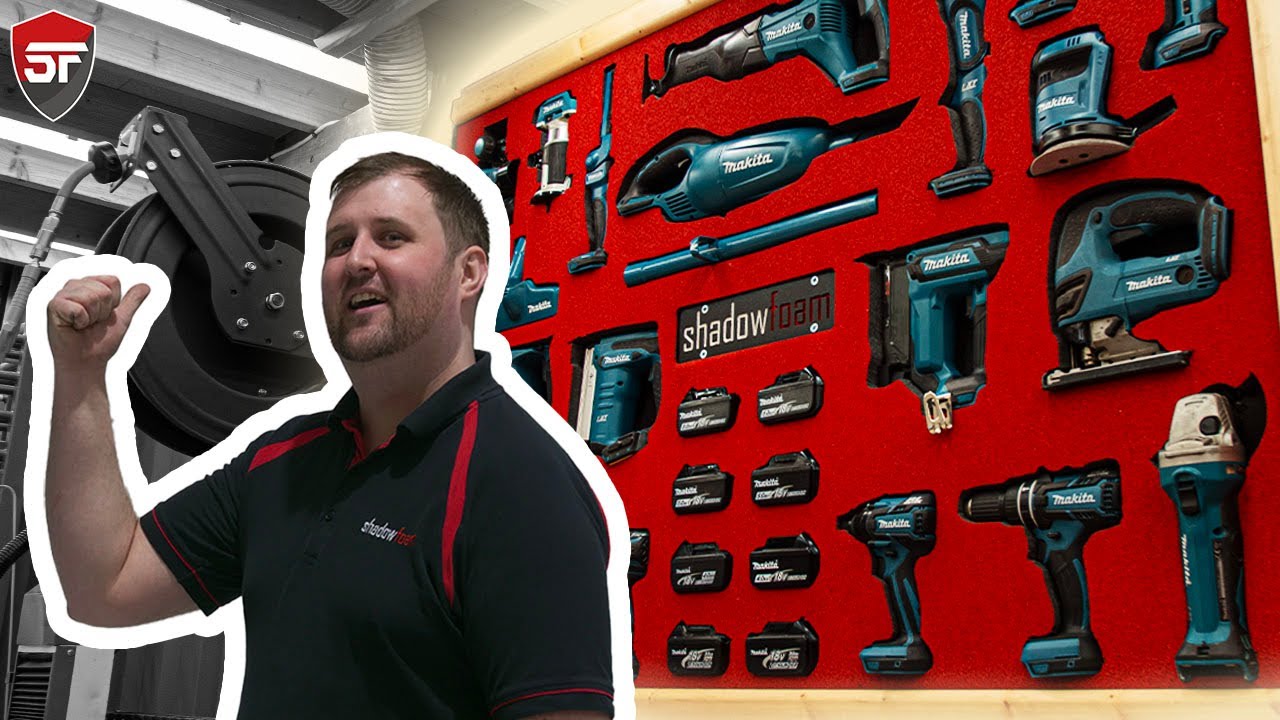 Makita Power Tool Wall! - INSANE Workshop Storage Idea