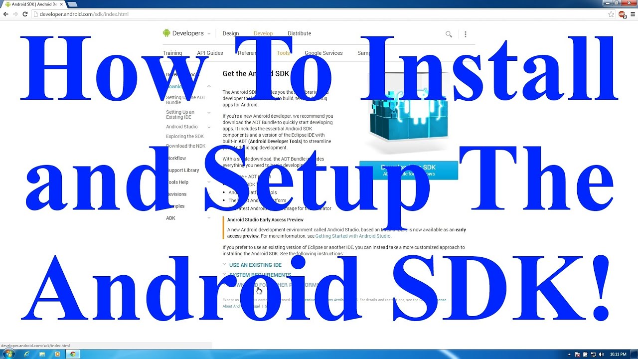 How To Install and Setup the Android SDK! (ADB, Fastboot, and etc)